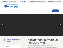 Tablet Screenshot of dubaitrucks.com